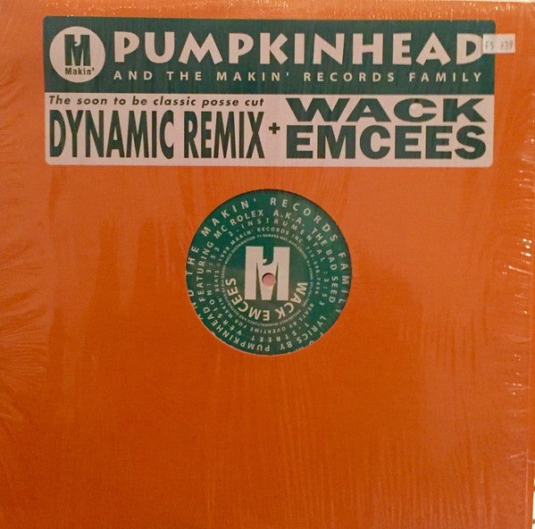 Pumpkinhead : Dynamic (Remix) / Wack Emcees (12", Promo)