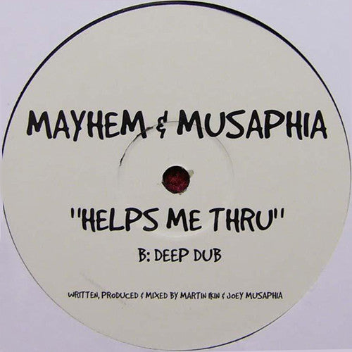 Musaphia & Mayhem : Helps Me Thru (12", Unofficial)