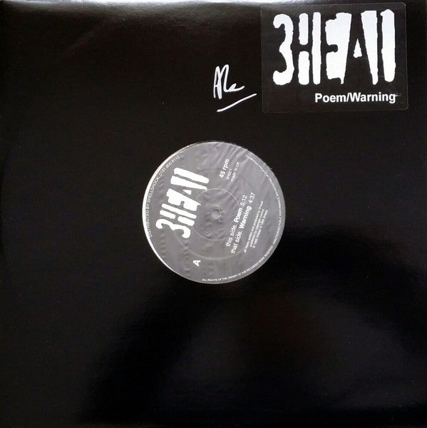 3 Head : Poem/Warning (12", Single)