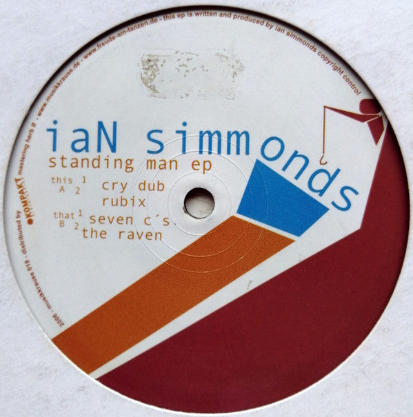 Ian Simmonds : Standing Man EP (12", EP)