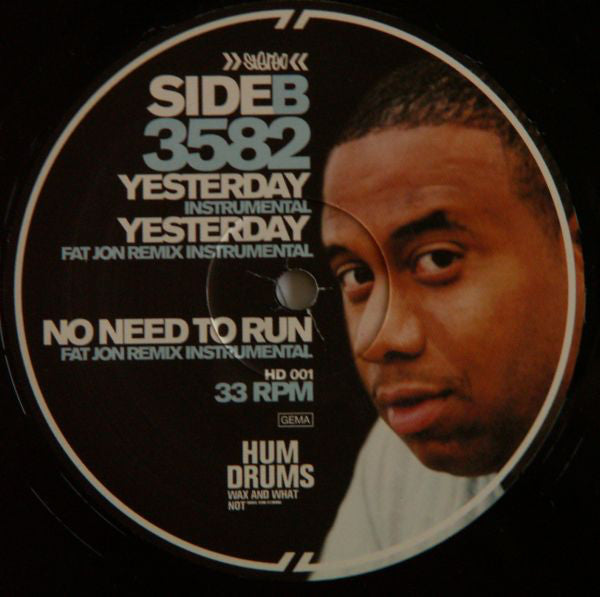 3582 : Yesterday (12", Blu)