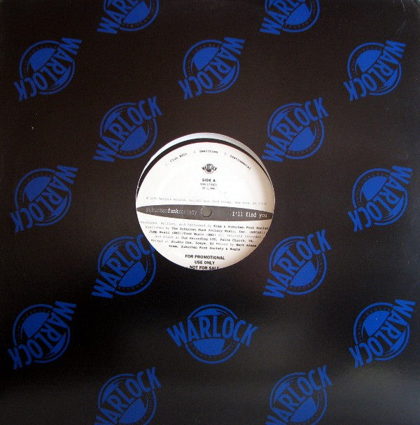 Suburban Funk Society : I'll Find You (12", Promo)
