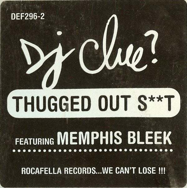DJ Clue : Thugged Out Shit (12", Promo)