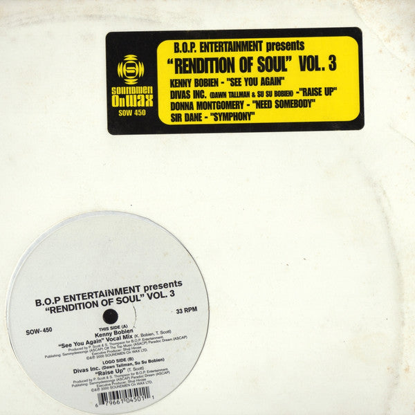 B.O.P. : Rendition Of Soul Vol. 3 (2x12", M/Print)