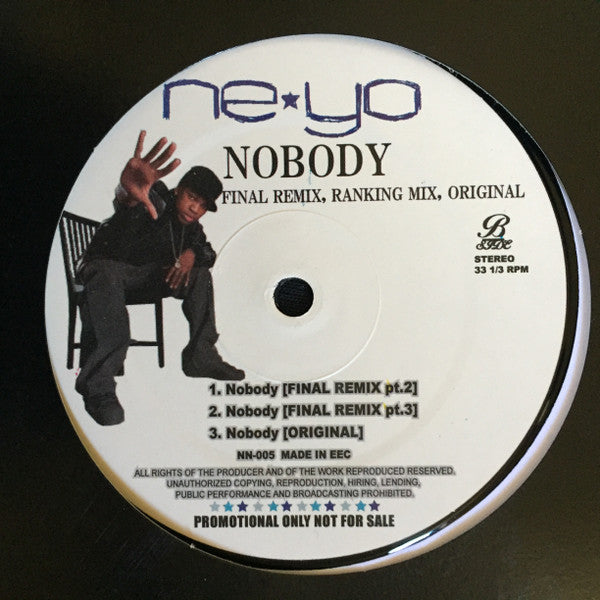 Ne-Yo : Nobody (12", Promo)