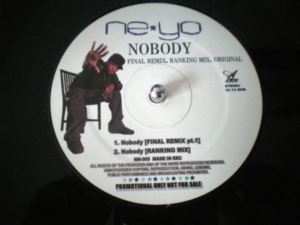 Ne-Yo : Nobody (12", Promo)