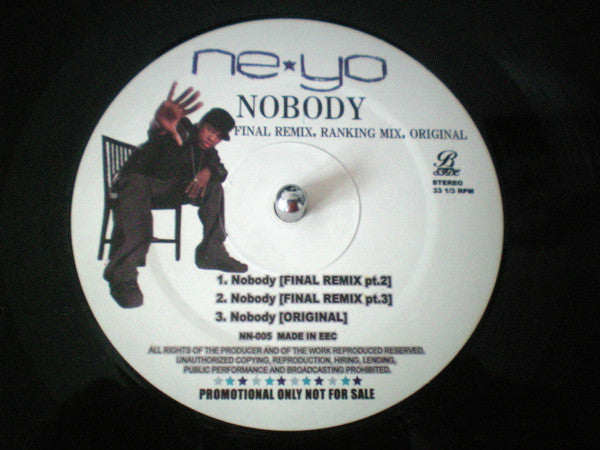 Ne-Yo : Nobody (12", Promo)