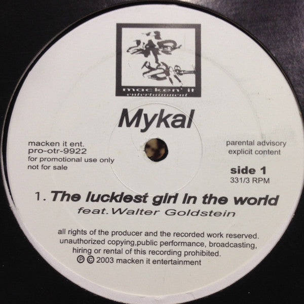 Mykal : The Luckiest Girl In The World  (12", Single, Promo)