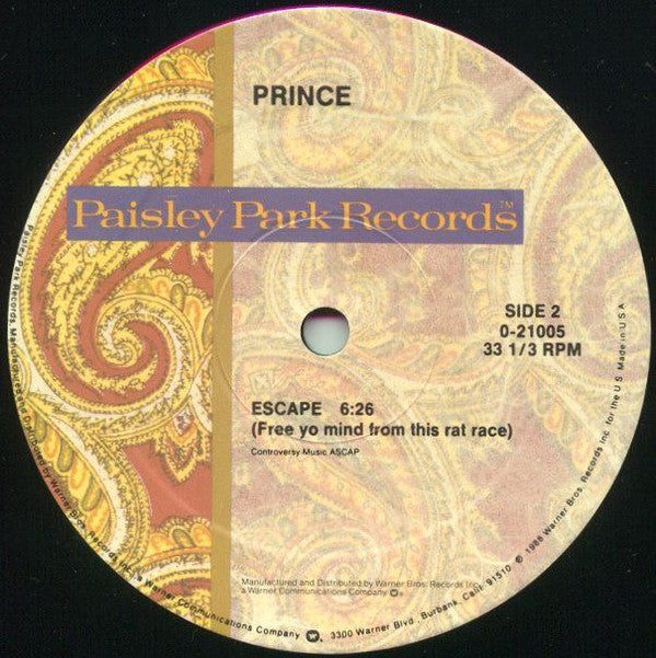 Prince : Glam Slam (12", Single)