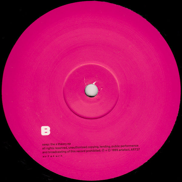 Seep : The S Theory EP (12")