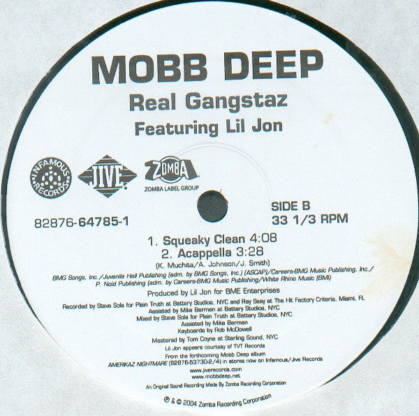 Mobb Deep : Real Gangstaz (12")