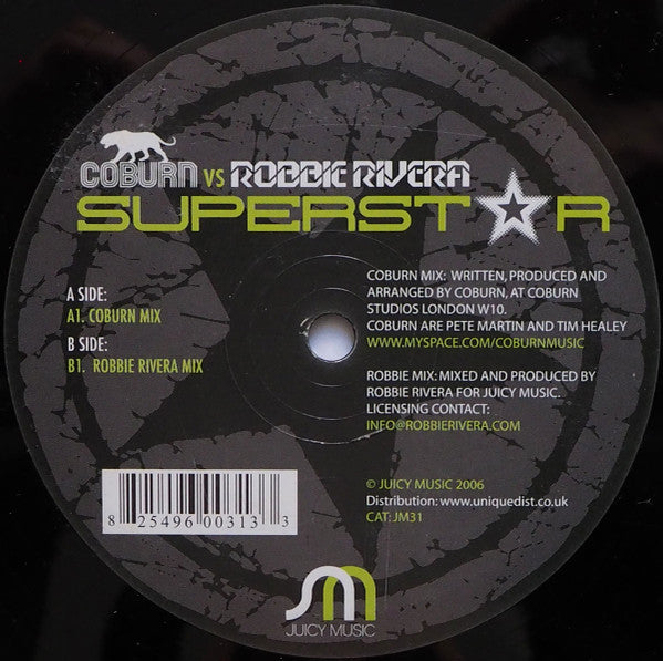 Coburn vs. Robbie Rivera : Superstar (12")