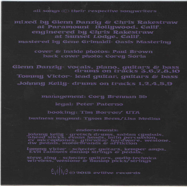 Danzig : Skeletons (CD, Album, Dig)