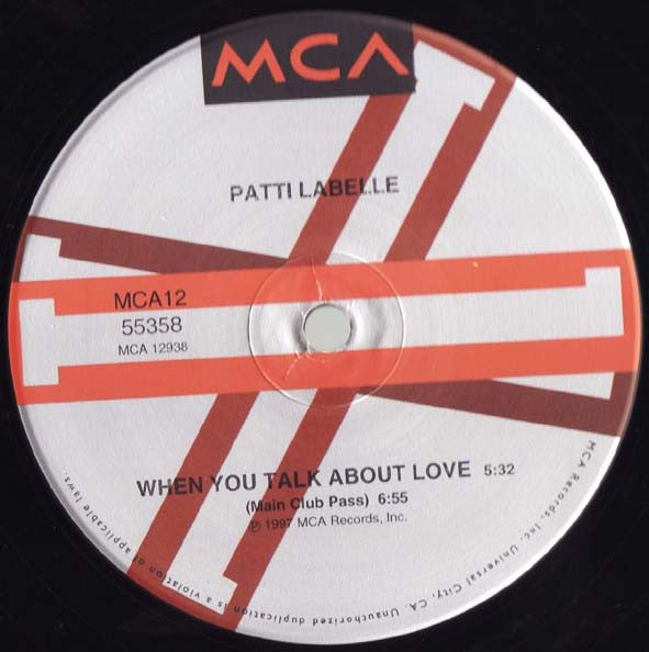 Patti LaBelle : When You Talk About Love (12")