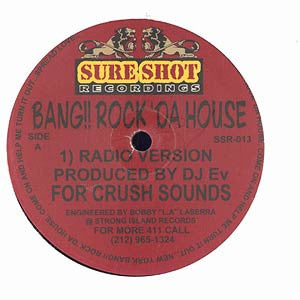 DJ EV : Bang!! Rock Da House (12")