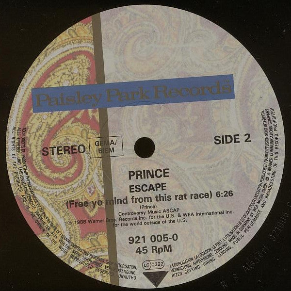 Prince : Glam Slam (12", Single, M/Print)