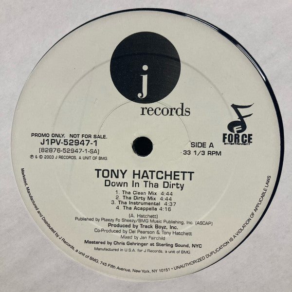 Anthony Rashad Hatchett : Down In The Dirty / Supaman (12", Single, Promo)