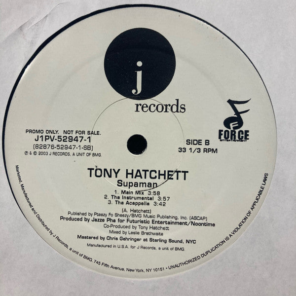 Anthony Rashad Hatchett : Down In The Dirty / Supaman (12", Single, Promo)
