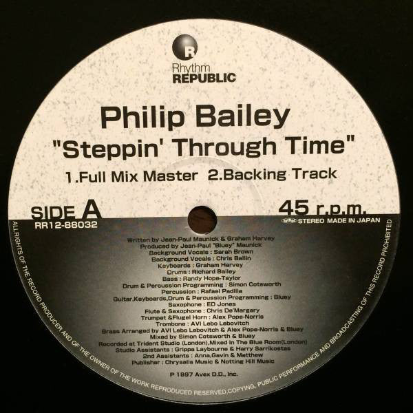 Philip Bailey : Steppin' Through Time (12", S/Sided)