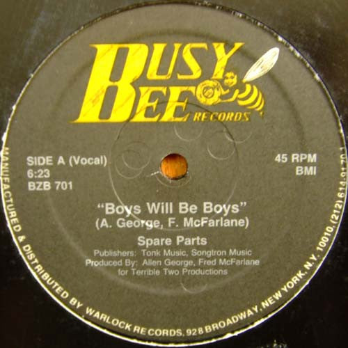 Spare Parts : Boys Will Be Boys (12")