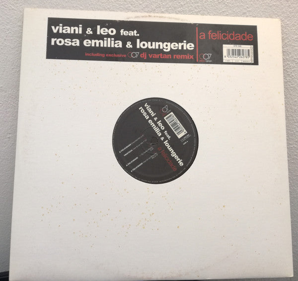 Gianluca Viani & Leo Davide Feat. Rosa Emilia Dias & Loungerie : A Felicidade (12")