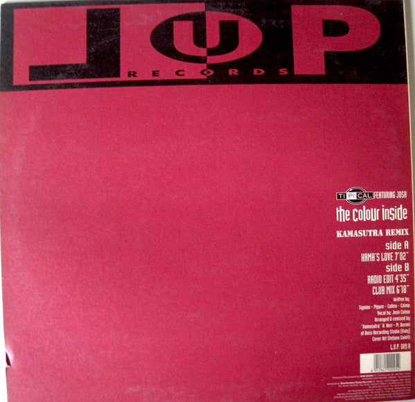 Ti.Pi.Cal. Featuring Josh Colow : The Colour Inside (Kamasutra Remix) (12")