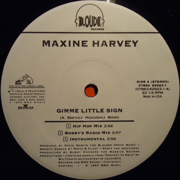 Maxine Harvey : Gimme Little Sign (12")