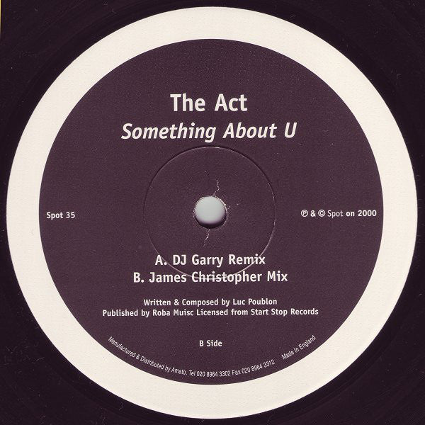 The Act : Something About U (12")