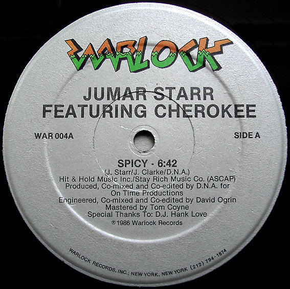 Jumar Starr Featuring Cherokee (5) : Spicy (12")