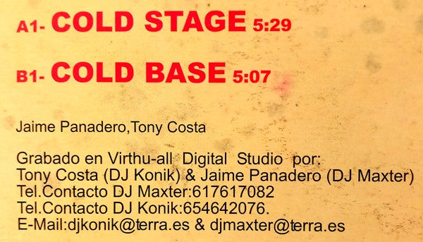 Atrium (4) : Cold Stage (12")