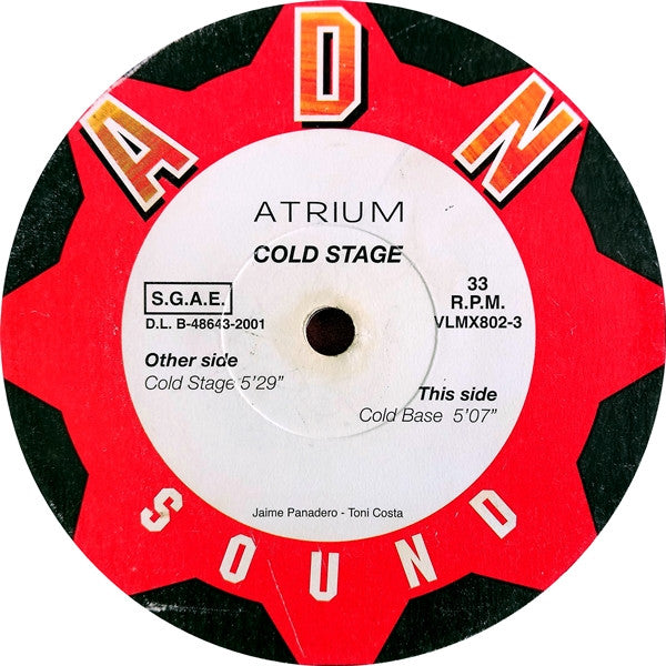 Atrium (4) : Cold Stage (12")