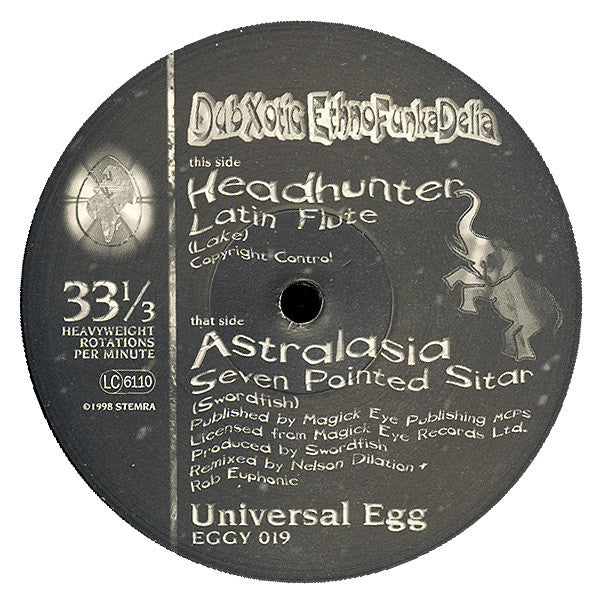 Headhunter / Astralasia : Dubxotic EthnoFunkaDelia (12")