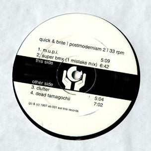 Quick & Brite : Postmodernism 2 (12", EP)