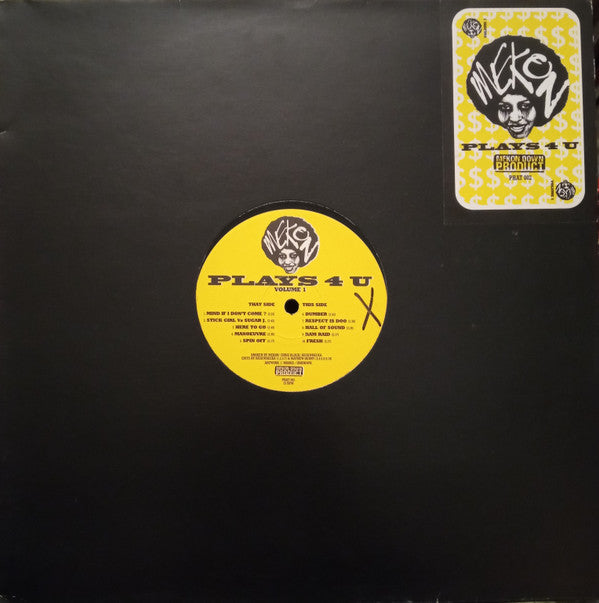 Mekon : Plays 4 U (Volume 1) (LP)