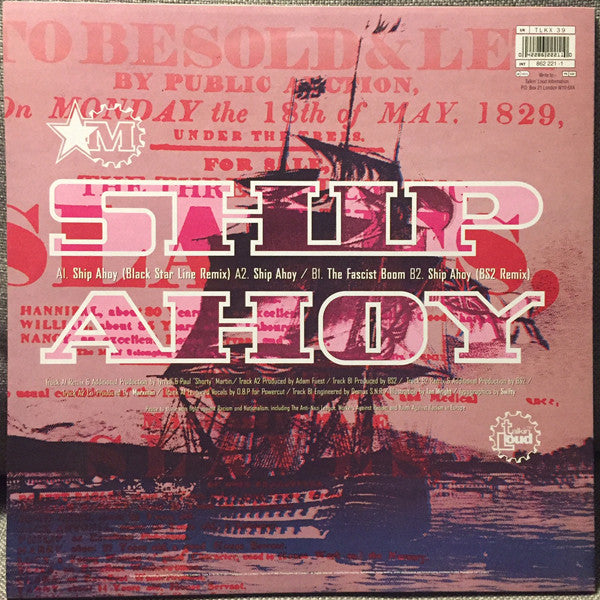 Marxman : Ship Ahoy (12", Single)