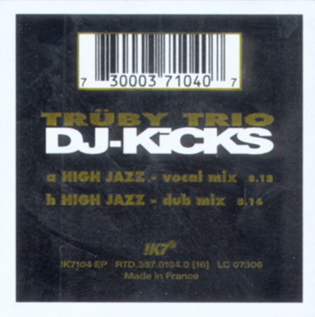 Trüby Trio : DJ-Kicks (12")