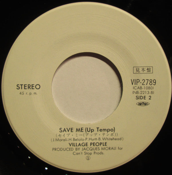 Village People : Sleazy (7", Promo)