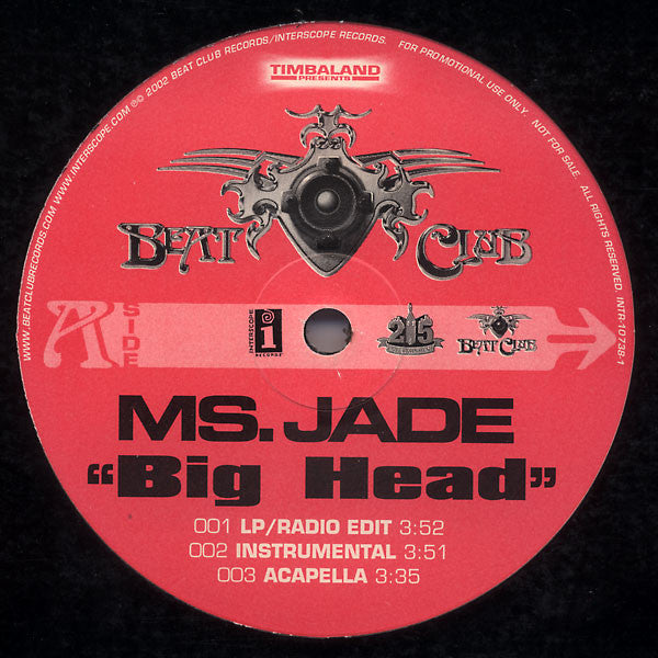 Ms. Jade : Big Head (12", Promo)