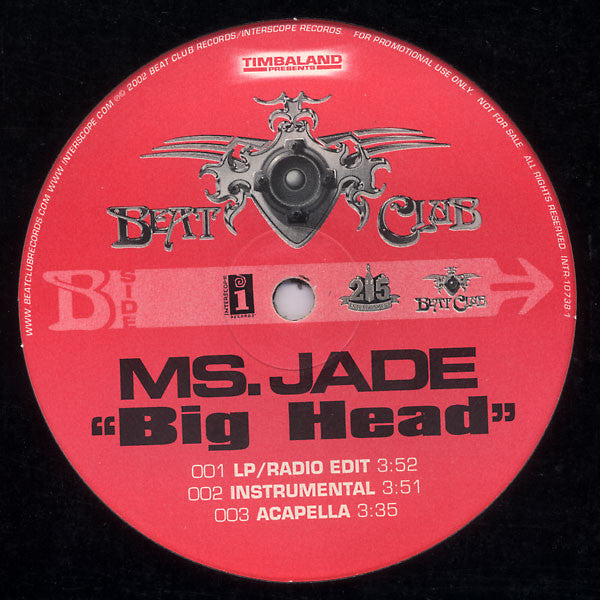 Ms. Jade : Big Head (12", Promo)