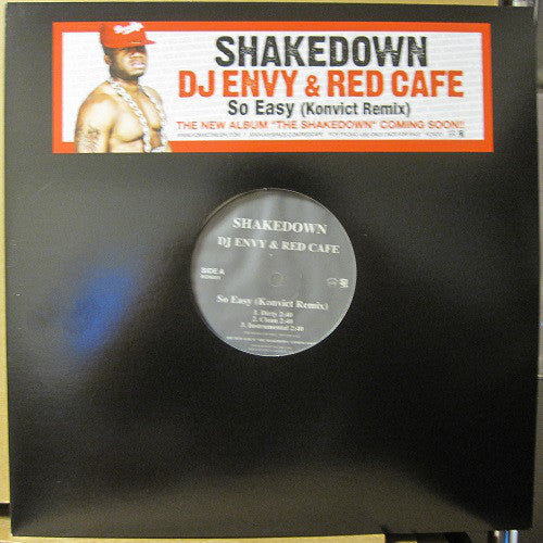 DJ Envy & Red Cafe : So Easy (Konvict Remix) (12", Promo)