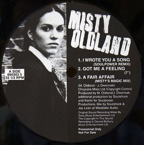 Misty Oldland : I Wrote You A Song (12", Promo, Unofficial)
