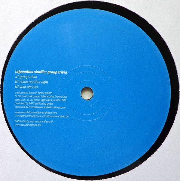 [a]pendics.shuffle : Group Trivia (12")