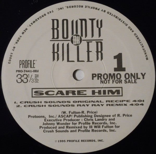 Bounty Killer : Scare Him (12", Promo)