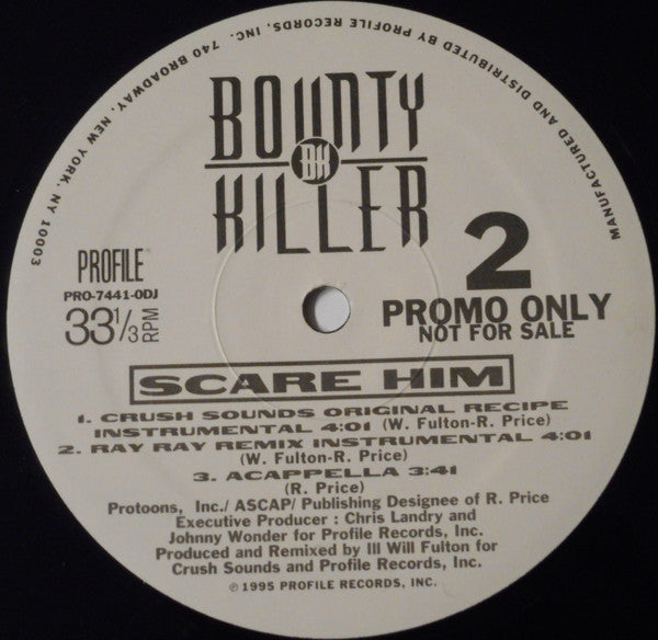 Bounty Killer : Scare Him (12", Promo)