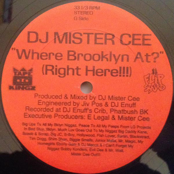 Mister Cee : Shake Dat Ass Girl (12", Single, Red)