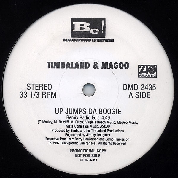 Timbaland & Magoo : Up Jumps Da Boogie (Remix) (12", Promo)