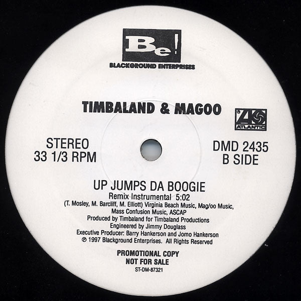 Timbaland & Magoo : Up Jumps Da Boogie (Remix) (12", Promo)