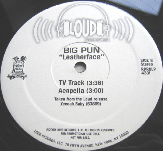 Big Punisher : Leatherface (12", Promo)