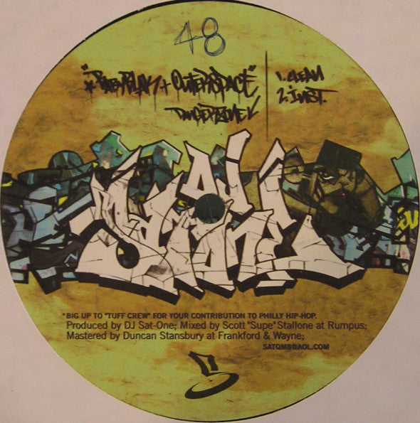 DJ Sat-One : Danger Zone / Mic Messiah (12")