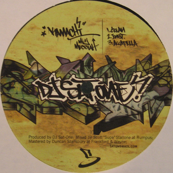 DJ Sat-One : Danger Zone / Mic Messiah (12")